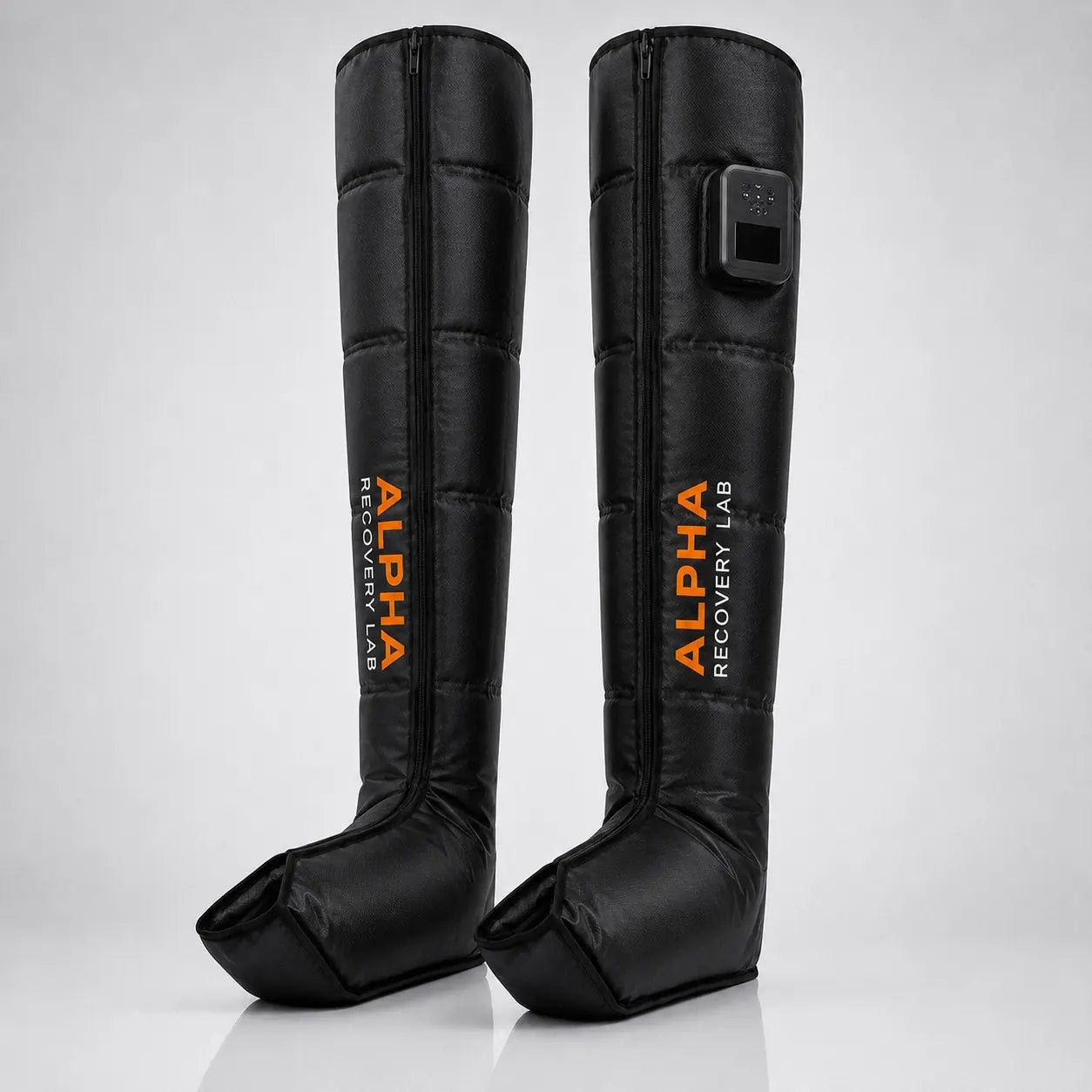 Stealth Black AlphaFlow wireless compression boots