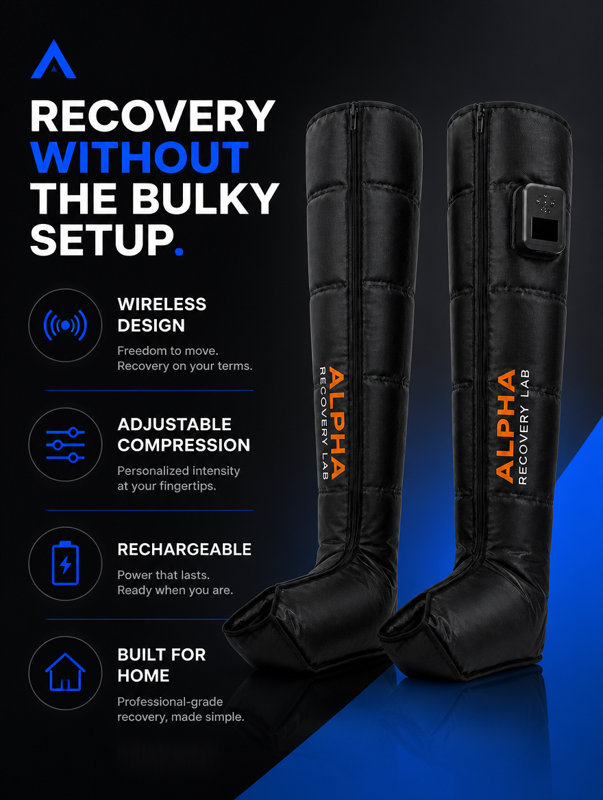AlphaFlow Wireless Air Compression Boots